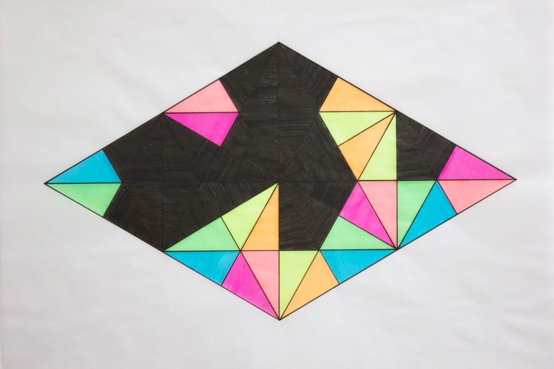 'Love by Proxy: Diagrammatic Drawing No. 3', 2020